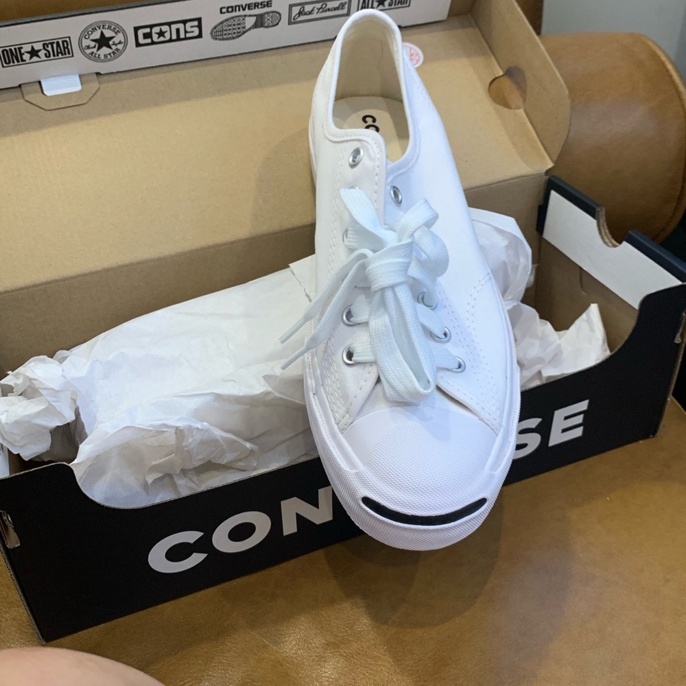 Brand new never worn Jack Purcell white sneakers